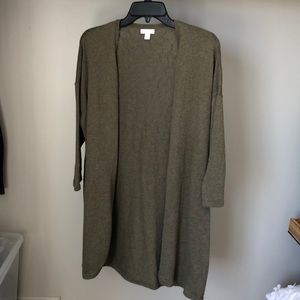 J.jill 90% cotton 10% linen cardigan